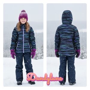 Girls  Purple Free Country Soft Shell Jacket Size  Medium